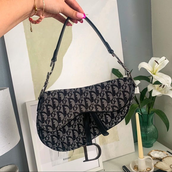 Dior Handbags - Authentic Vintage Dior Saddle Bag